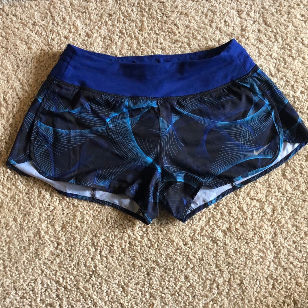 Nike Blue Dri-Fit 3” Rival Running Shorts